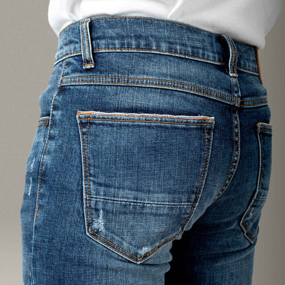 Benhill Premium Denim Pants Slim Fit SobeK Biru Wash 27702-703-32325