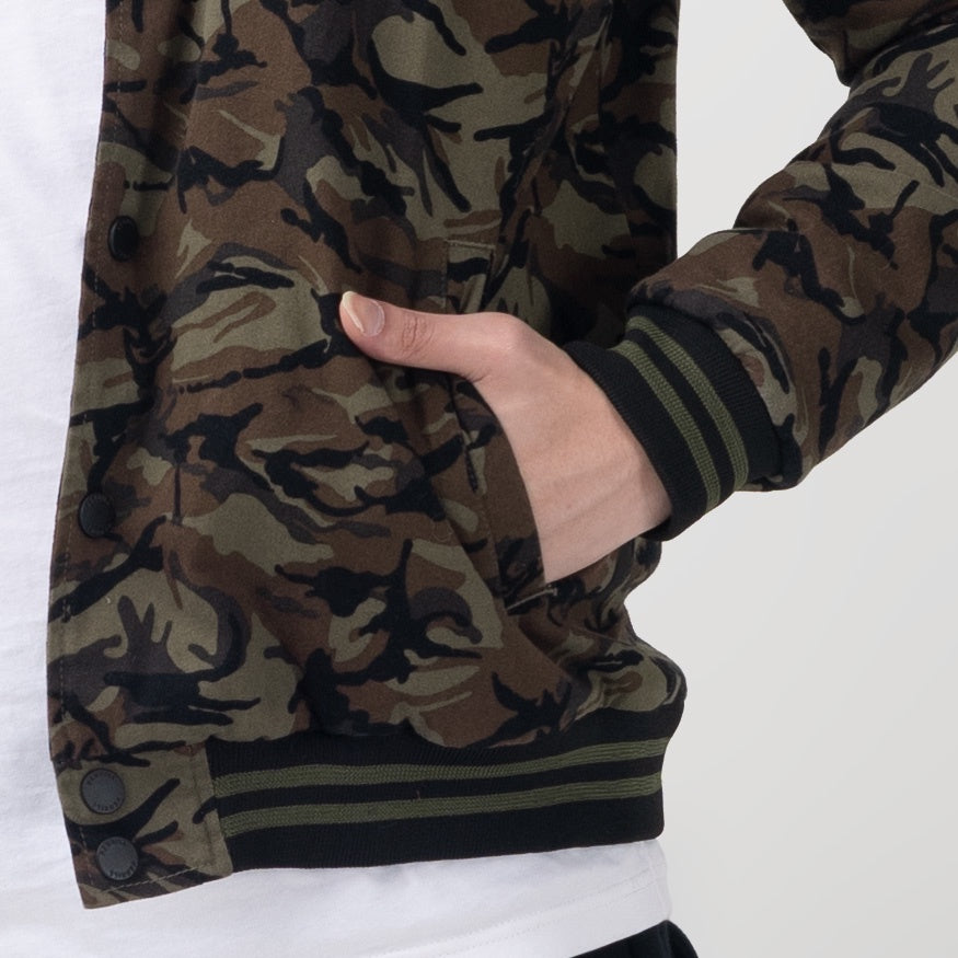 Benhill Baseball Jacket Capsule Collection Army  Black 506-32750