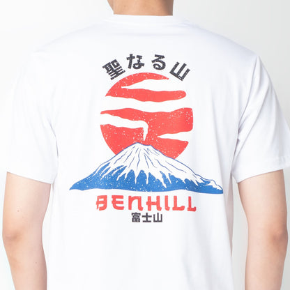 Benhill Kaos Grafis Katun 24s Combed Lengan Pendek Putih 404-405-15168