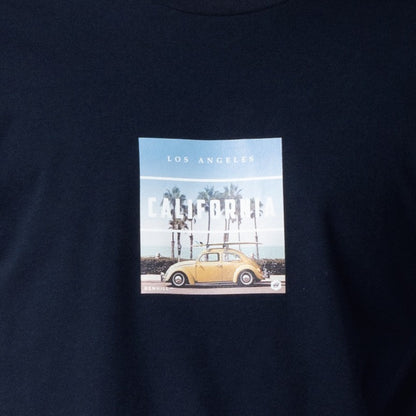 Benhill T-shirt Grafis Katun 30s Combed Lengan Pendek Navy 418-15368