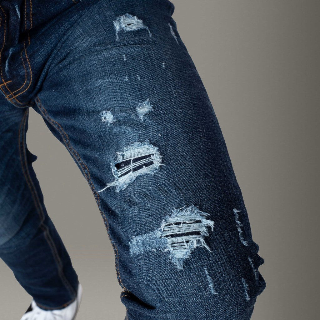 Benhill Premium Denim Pants Slim Fit Biru Wash 27704-32225