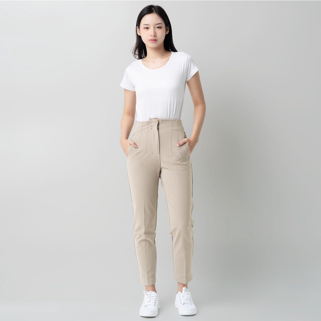 Benhill "Aerum" Celana Wanita High Waist Cream 928-29945