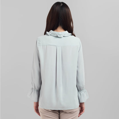 Benhill "Hyeon" Tops Kemeja Wanita Grey 778-39g88