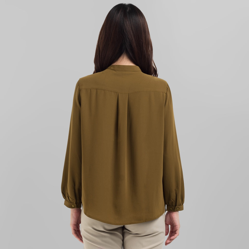 Benhill "Yena" Tops Kemeja Wanita Brown 811-39A78