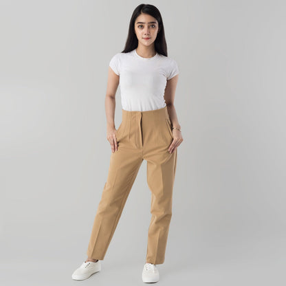 Benhill "Aerum" Celana Wanita High Waist Mustard 854-39T45