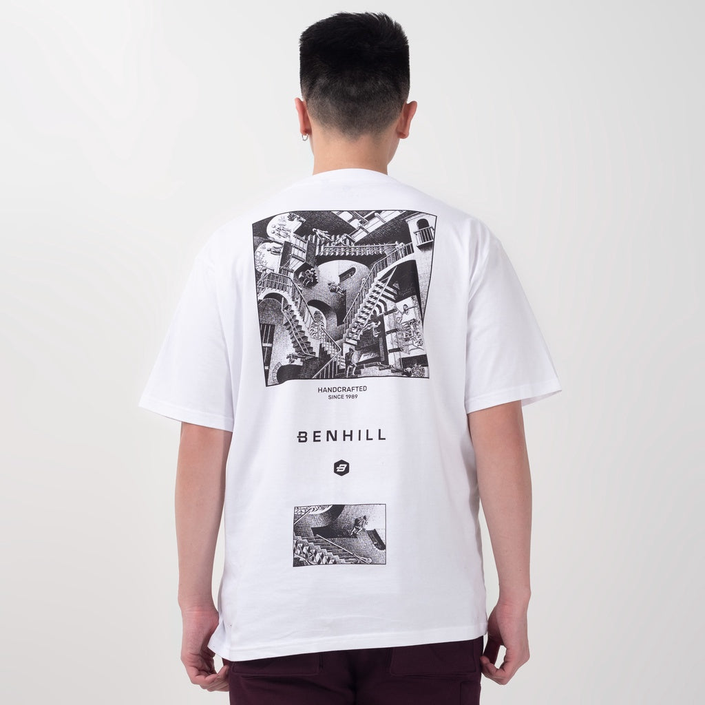 Benhill T-Shirt Oversize Fit Capsule Collection Putih 370-55168