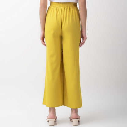 Benhill "MORAE" Celana Wanita Pinggang Karet Yellow 718-39O95