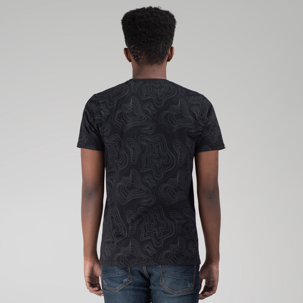 Benhill Kaos Grafis Full Print Hitam 452-39268