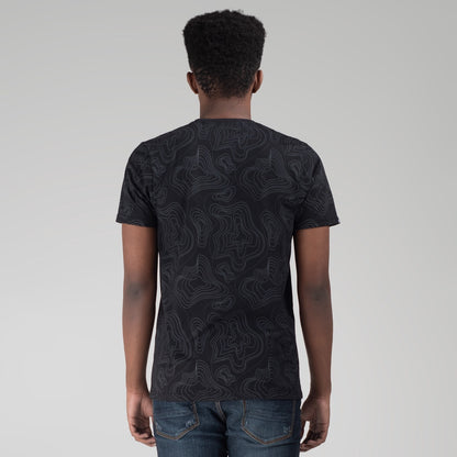 Benhill Kaos Grafis Full Print Hitam 452-39268