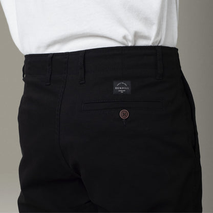 Benhill Celana Pendek Chino Bermuda Katun Stretch Black 112-13-32367
