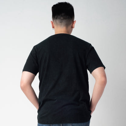 Benhill Kaos Grafis Washed Katun 30s Combed Lengan Pendek Green 318-55768