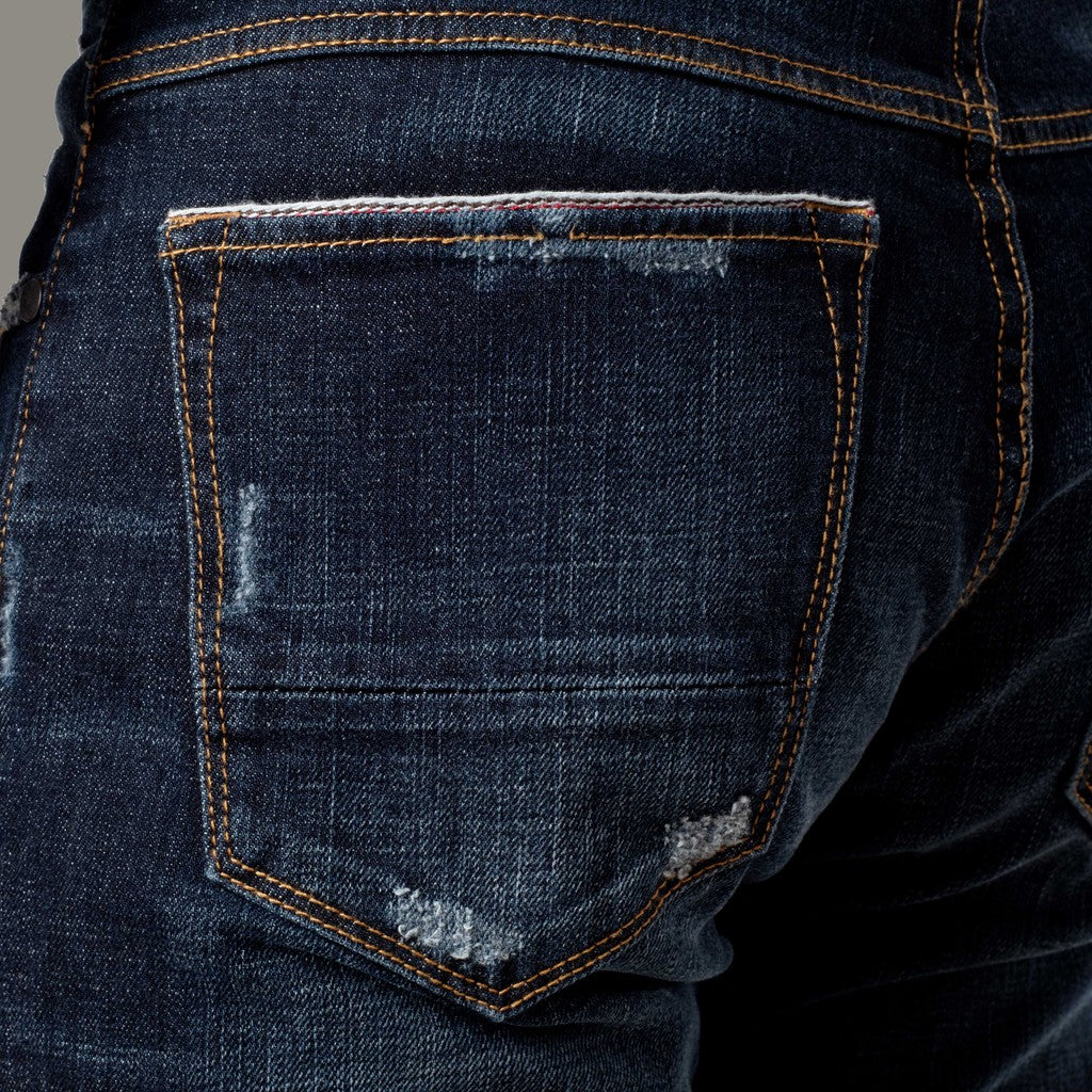 Benhill Premium Denim Pants Slim Fit Biru Wash 27710-11-32325