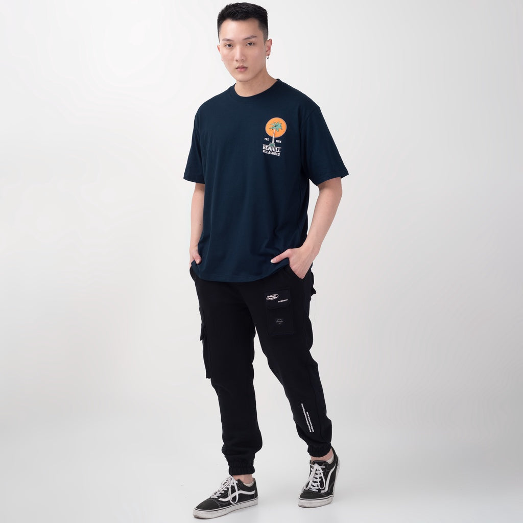Benhill T-Shirt Oversize Fit Capsule Collection Navy 366-55G68