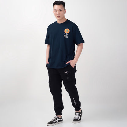 Benhill T-Shirt Oversize Fit Capsule Collection Navy 366-55G68
