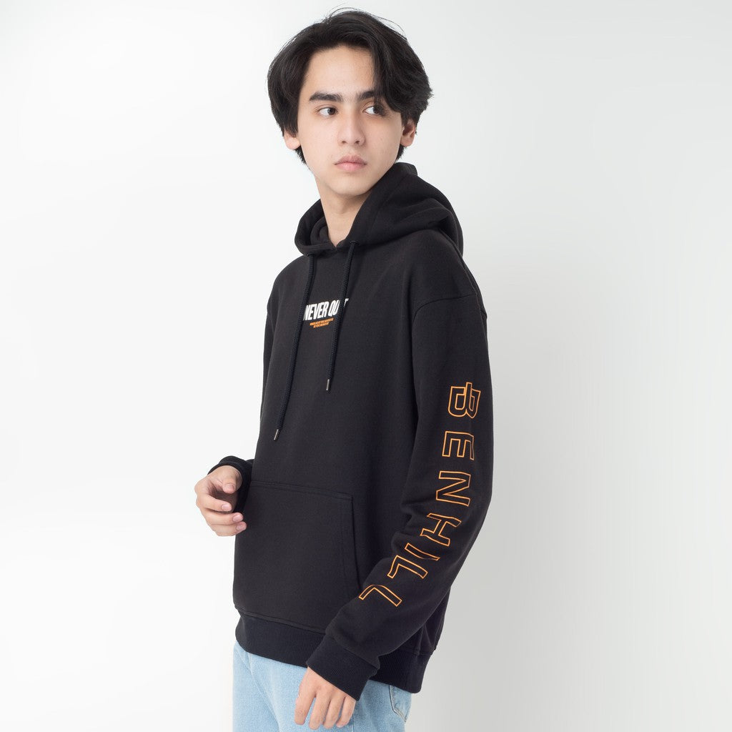 Benhill Sweat Hoodie Unisex Hitam 504-35250