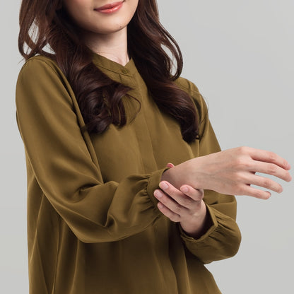 Benhill "Yena" Tops Kemeja Wanita Brown 811-39A78
