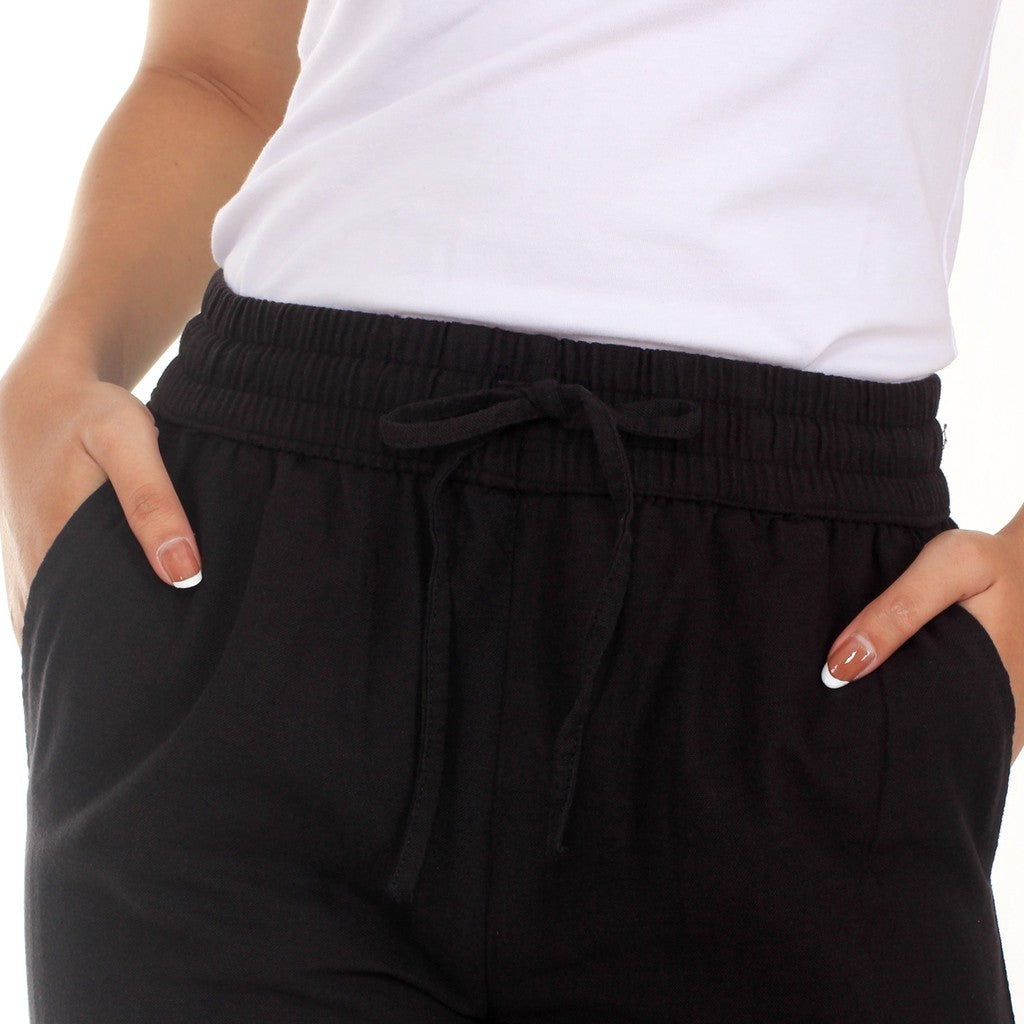 Benhill Harem Celana Casual Wanita Hitam 0677-16227