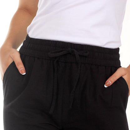 Benhill Harem Celana Casual Wanita Hitam 0677-16227