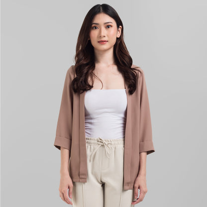 Benhill Bolero "Yuna" Tops Wanita  Lengan 3/4  Dusty Pink 840-39J99