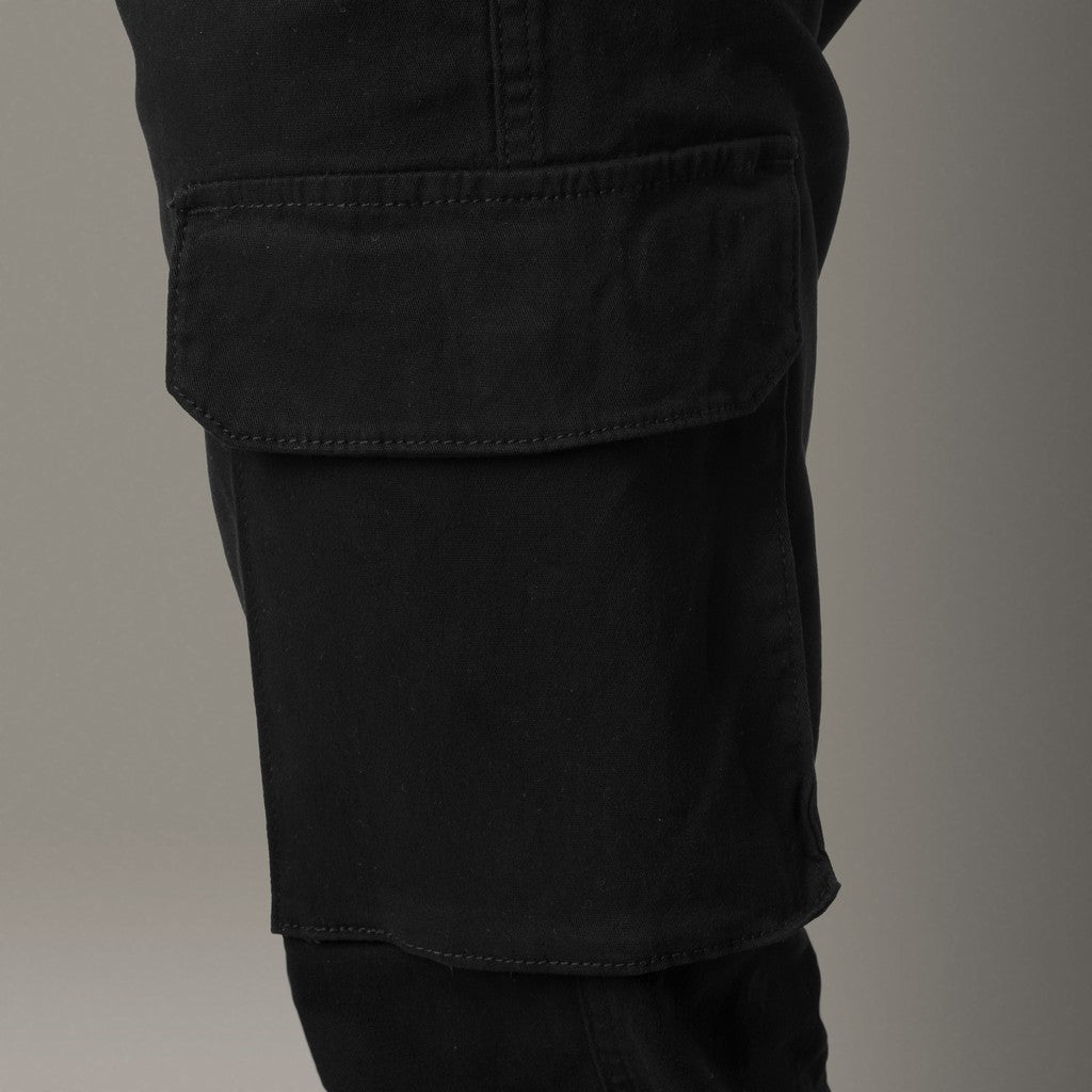 Benhill Celana Cargo Jogger 'BAIM WONG' Black 27718-32269