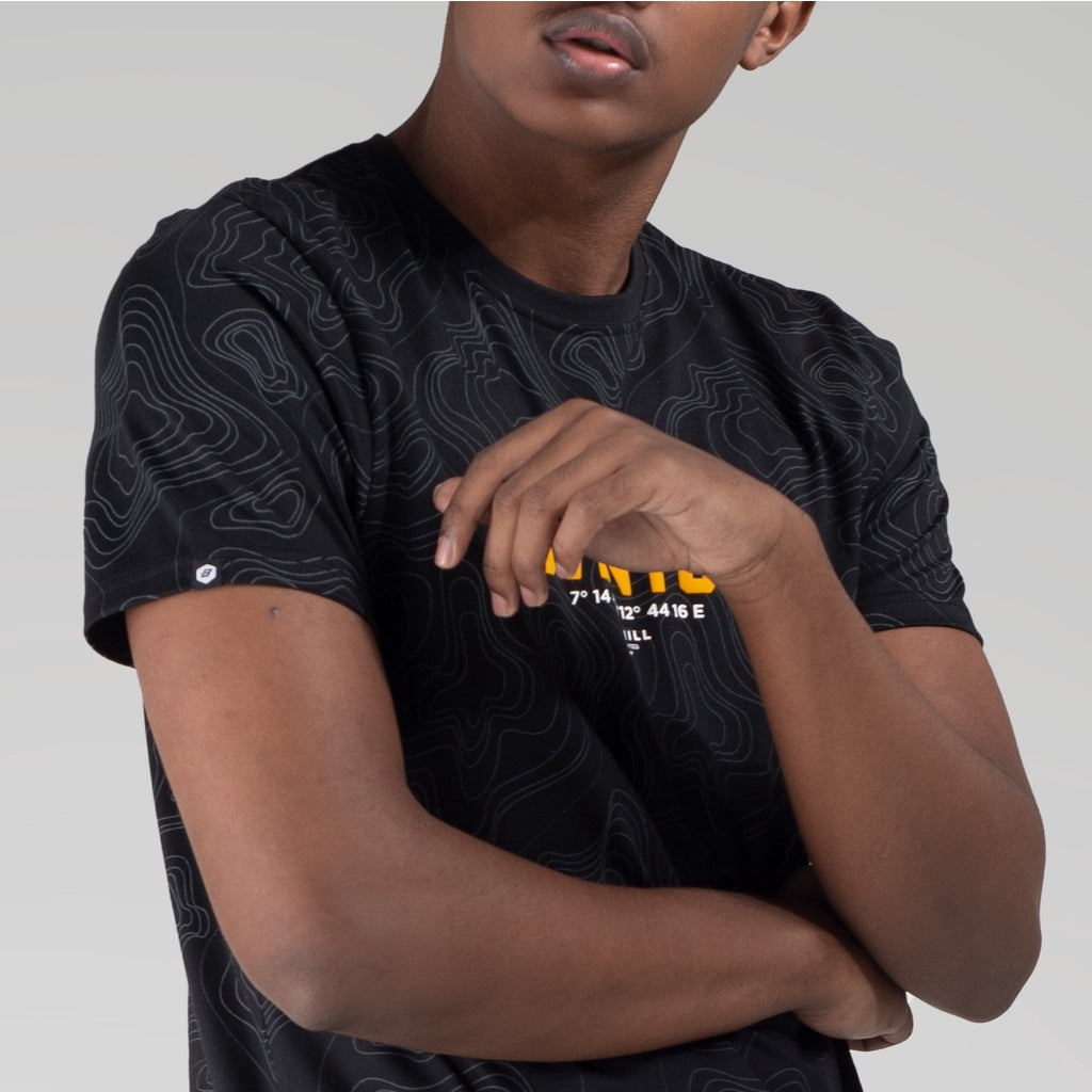 Benhill Kaos Grafis Full Print Hitam 452-39268