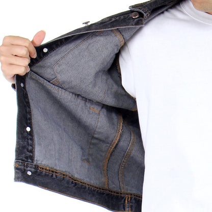 Benhill Jaket Denim Hitam Art.25028-32250