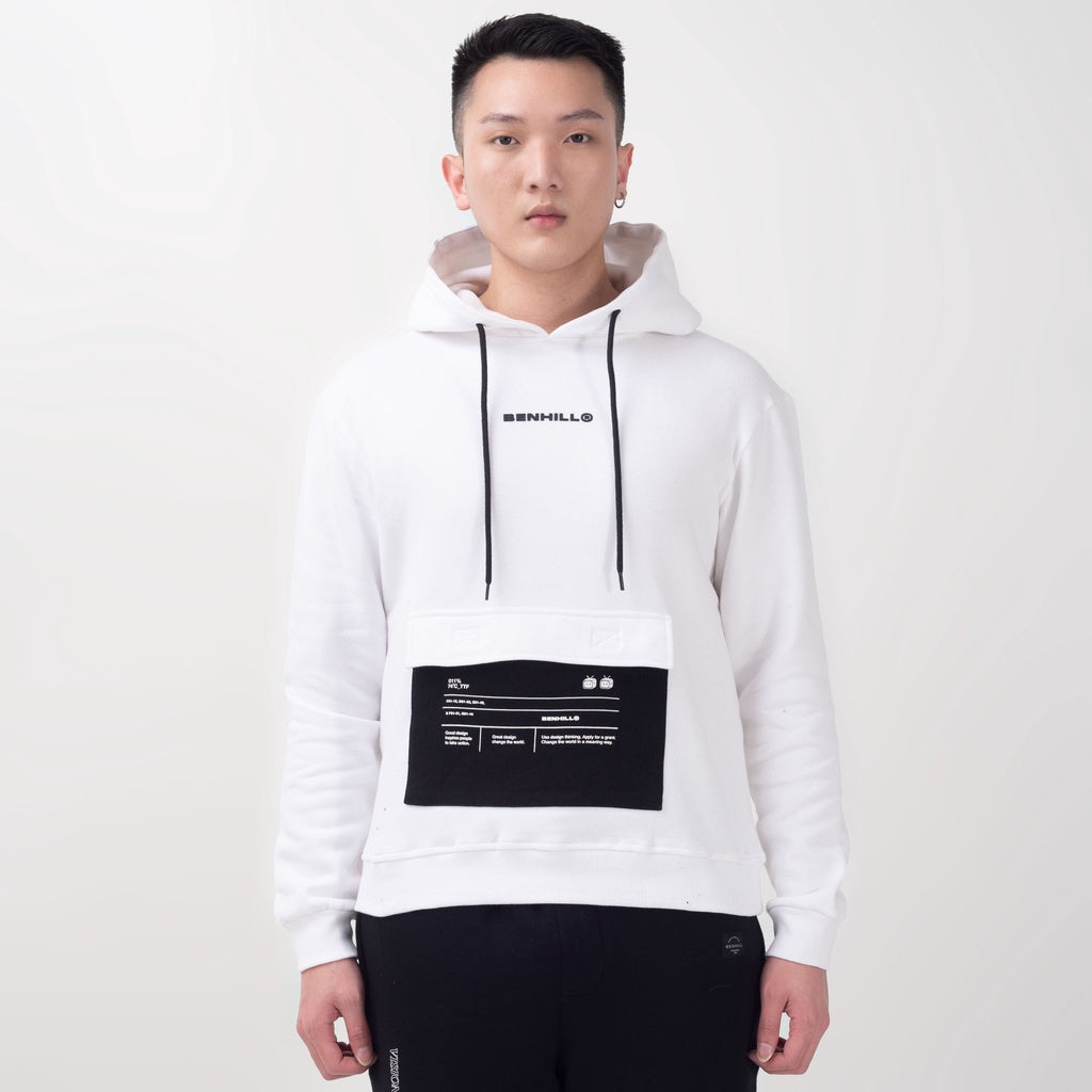 Benhill Sweat Hoodie Unisex Capsule Collection Putih 518-59150