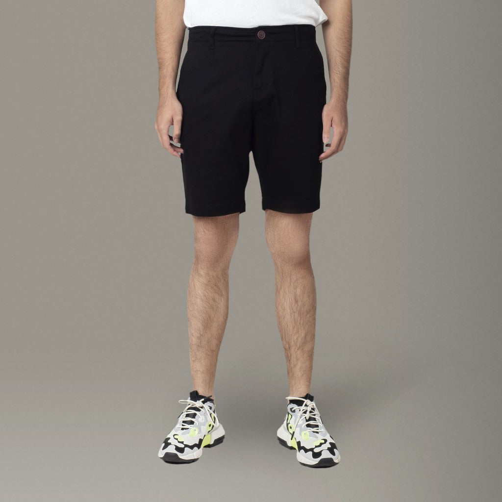 Benhill Celana Pendek Chino Bermuda Katun Stretch Black 112-13-32367