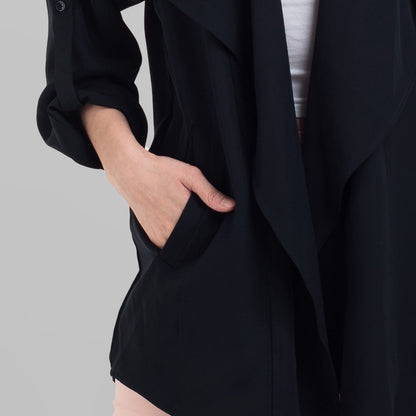 Benhill Cardigan "Chul" Wanita Lengan Panjang Navy 831-39G99