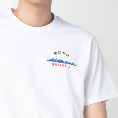 Benhill Kaos Grafis Katun 24s Combed Lengan Pendek Putih 404-405-15168