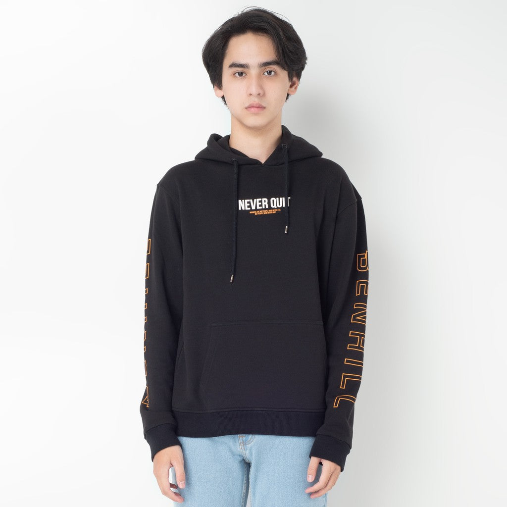 Benhill Sweat Hoodie Unisex Hitam 504-35250