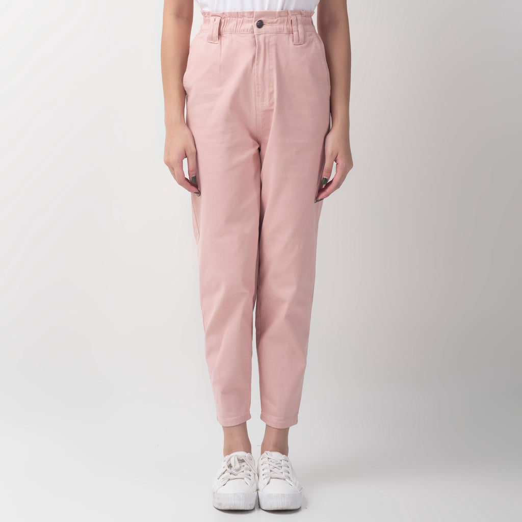 Benhill "Minji" Celana Panjang High Waist Wanita Pink 783-993-22J55