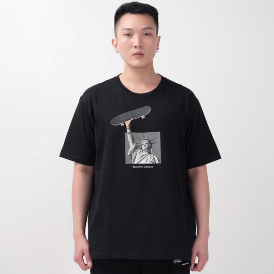 Benhill T-Shirt Oversize Fit Capsule Collection Hitam 365-55268