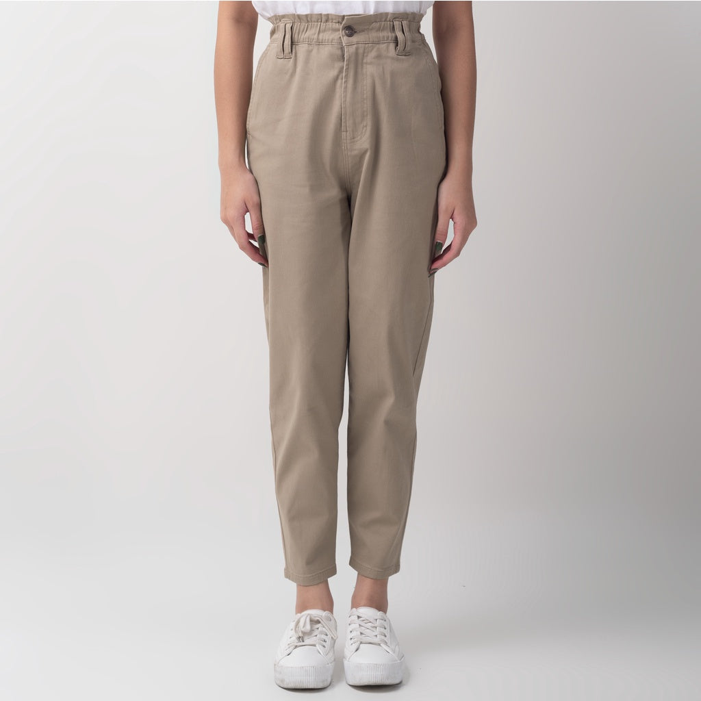 Benhill "Minji" Celana Panjang Wanita High Waist Khaki 782-22555