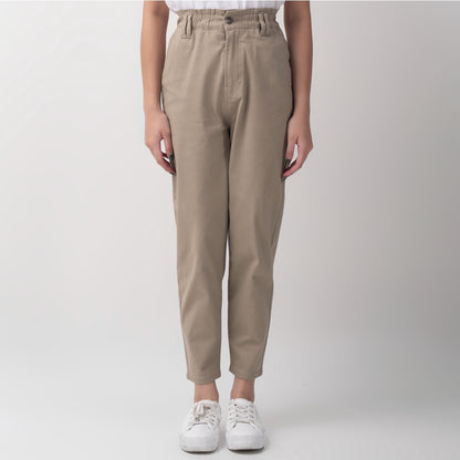 Benhill "Minji" Celana Panjang Wanita High Waist Khaki 782-22555