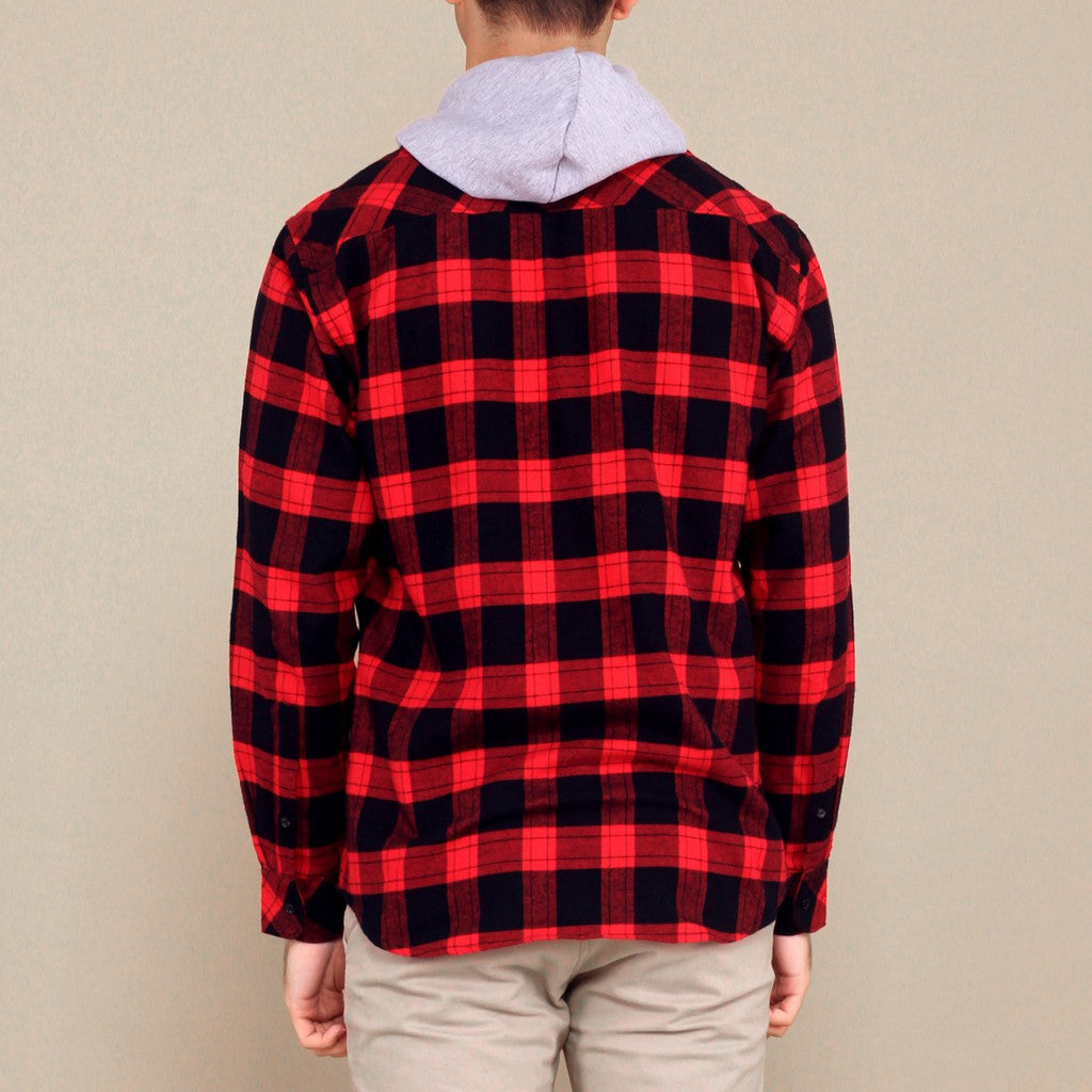 Benhill Hoodie Flannel Kotak Merah 27375-76-11438