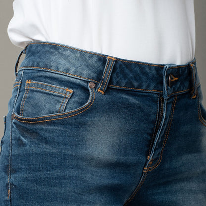 Benhill Celana Panjang Wanita Jeans Stretch Skinny Warna Biru 02234-35327