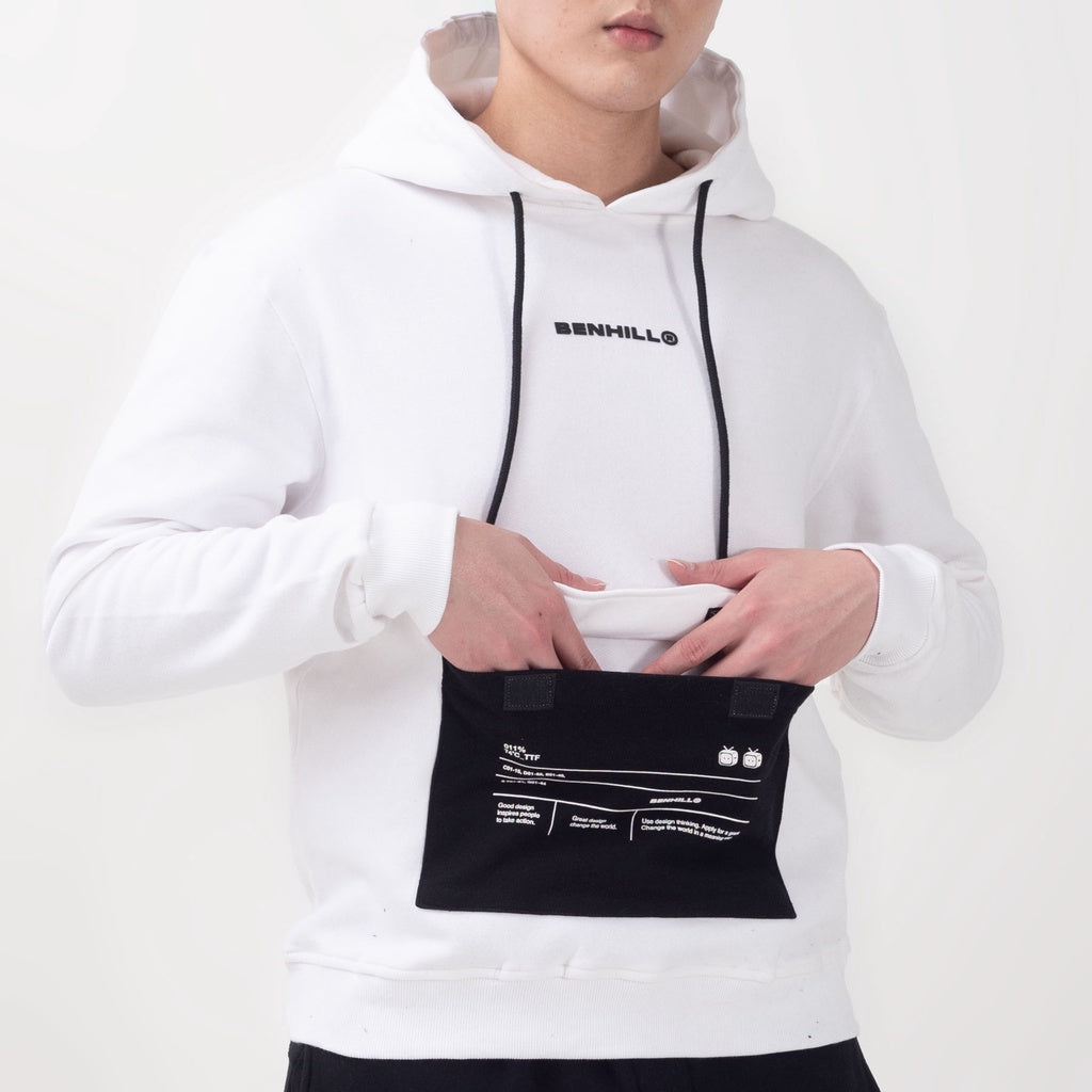 Benhill Sweat Hoodie Unisex Capsule Collection Putih 518-59150