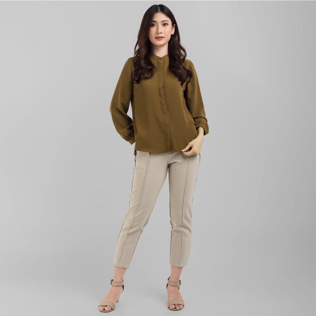 Benhill "Yena" Tops Kemeja Wanita Brown 811-39A78