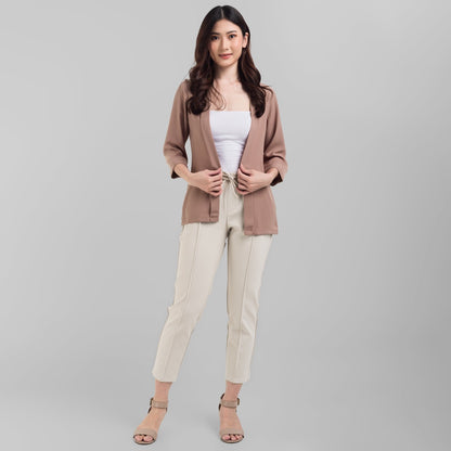 Benhill Bolero "Yuna" Tops Wanita  Lengan 3/4  Dusty Pink 840-39J99