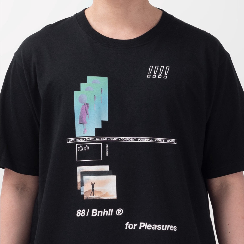 Benhill T-Shirt Oversize Fit Capsule Collection Hitam 363-55268