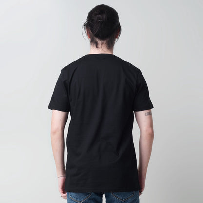Benhill T-Shirt Grafis Katun 30s Combed Lengan Pendek Hitam 463-39268