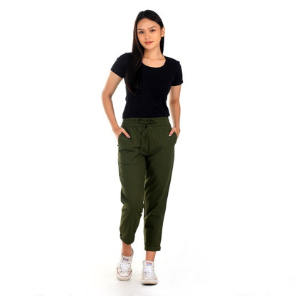 Benhill Harem Celana Casual Wanita Hijau Army 0675-16H27