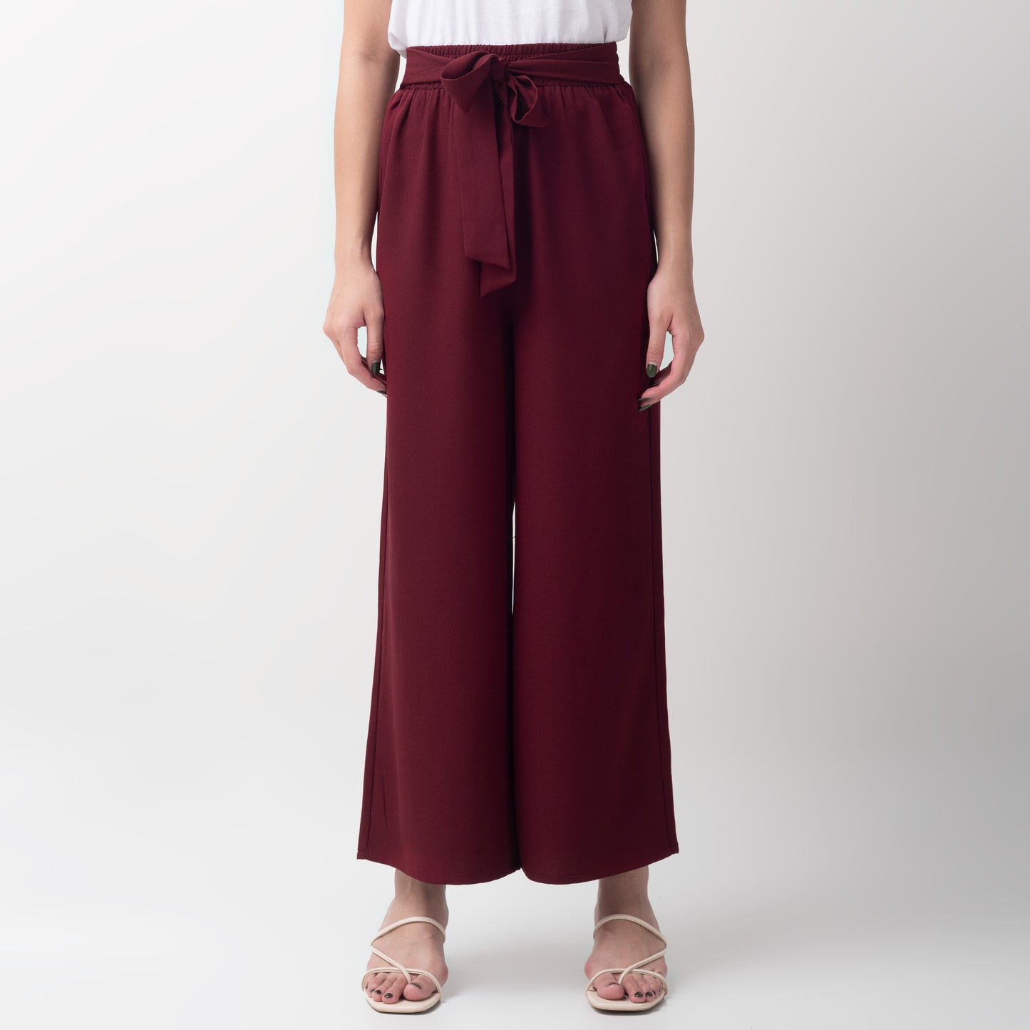 Benhill "MORAE" Celana Wanita Pinggang Karet Maroon 724-39F95