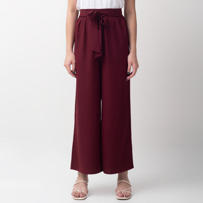 Benhill "MORAE" Celana Wanita Pinggang Karet Maroon 724-39F95