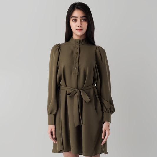 Benhill "Mira" Dress Tunik Wanita Hijau Army 825-39E77