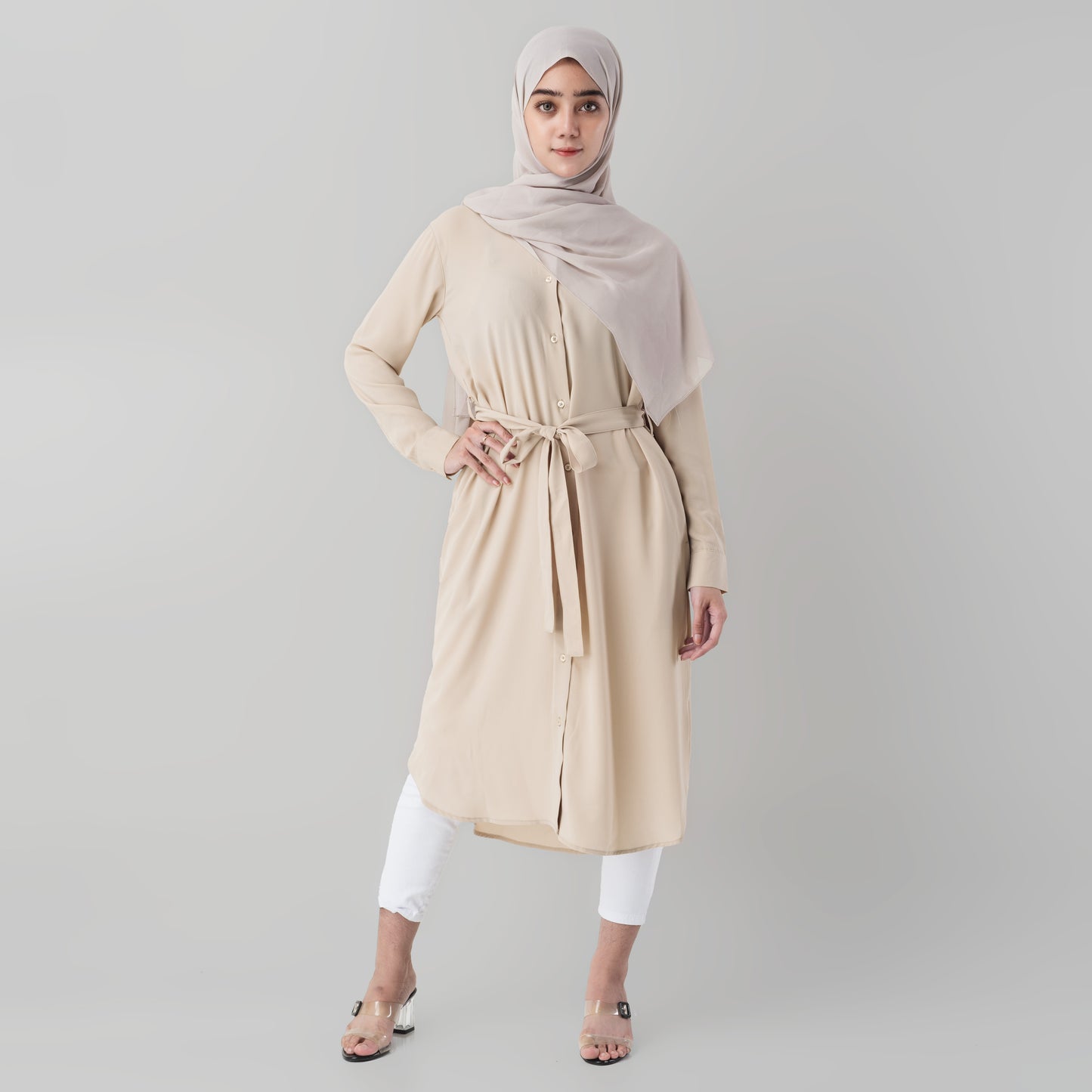Benhill "Yena" Dress Tunik Wanita Beige 872-39E0B