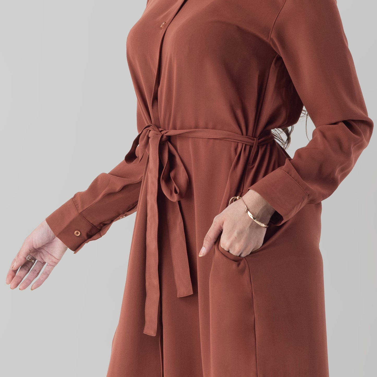 Benhill "Yena" Dress Tunik Wanita Terracotta 873-3950B