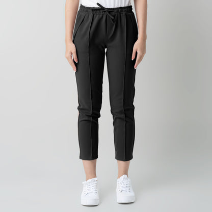 Benhill "Dalmi" Celana Casual Wanita Pinggang Karet Dark Grey 931-29P96