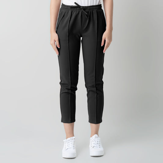 Benhill "Dalmi" Celana Casual Wanita Pinggang Karet Dark Grey 931-29P96